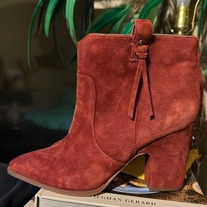 Sam Edelman red booties size 9.5